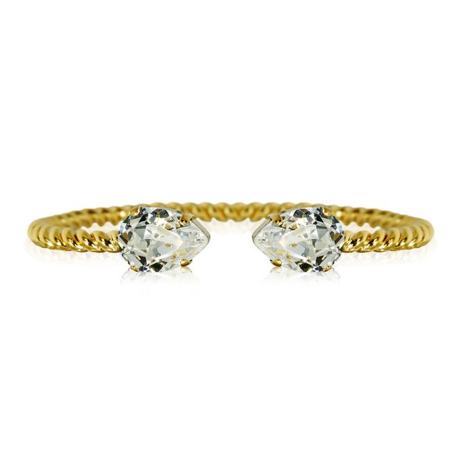 Hovedbilde Mini Drop bracelet gold, crystal