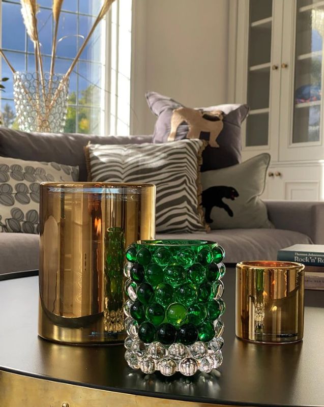 Hurricane Lamp Boule, Grønn