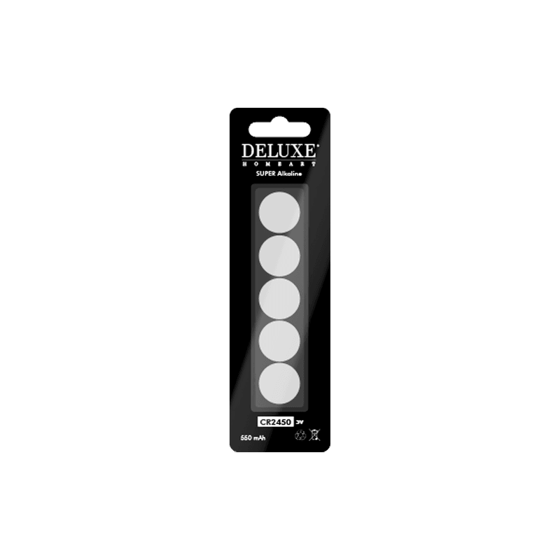 5 x CR2450-Batterier