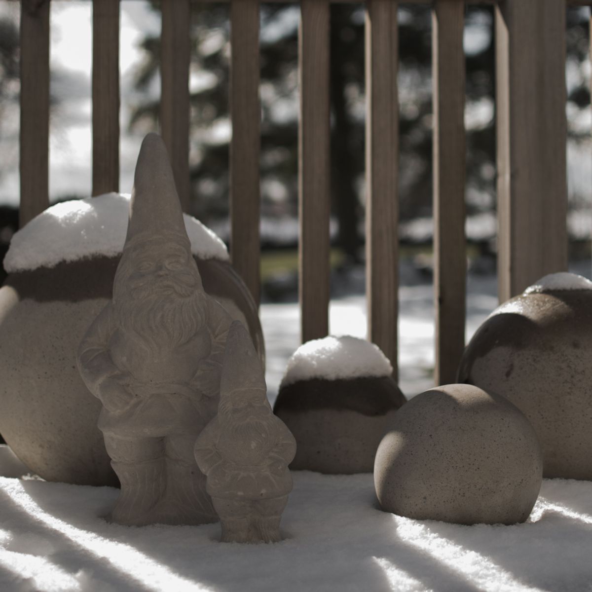Concrete santa medium