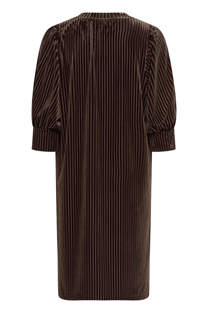 KAcaca short dress, black coffee