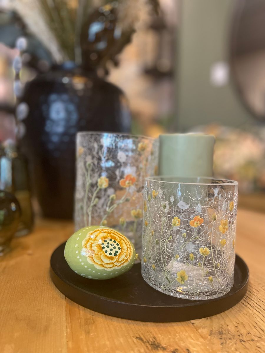 Egg i Pappmachè Grønntoner Assortert