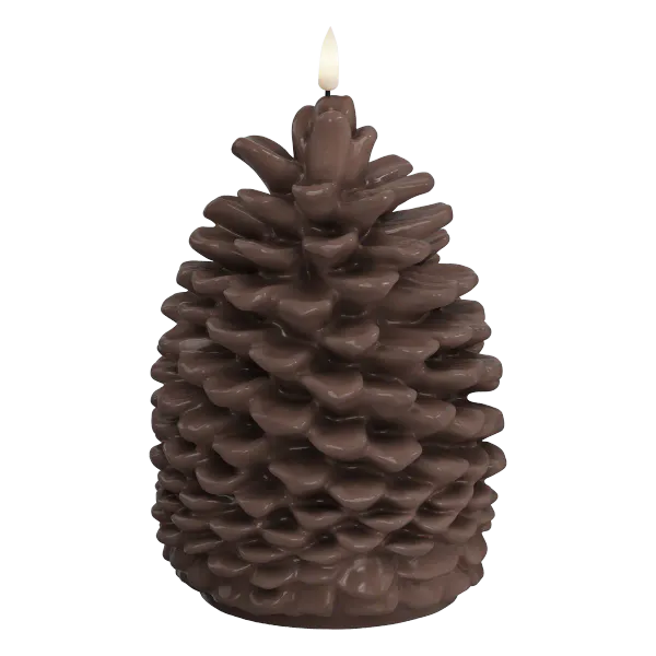 Hovedbilde LED kongle 14x19 cm, brun