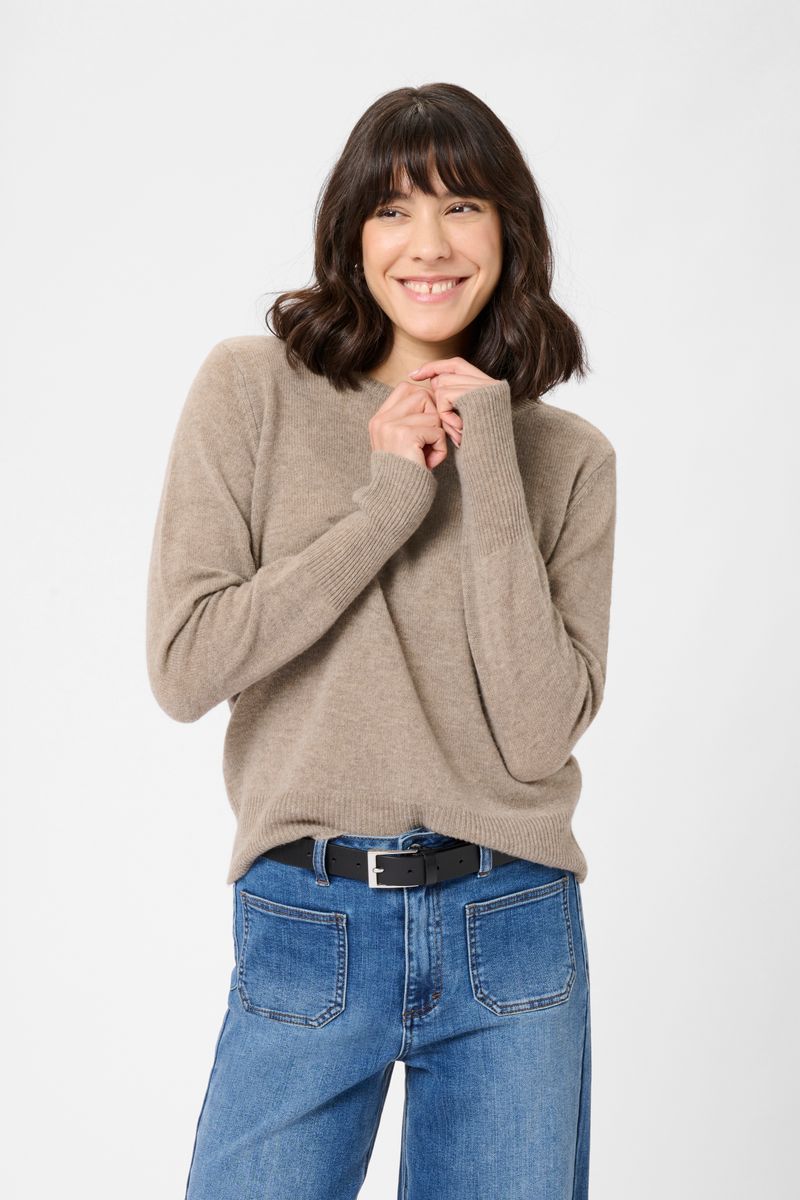 KAcashie pullover, morel melange