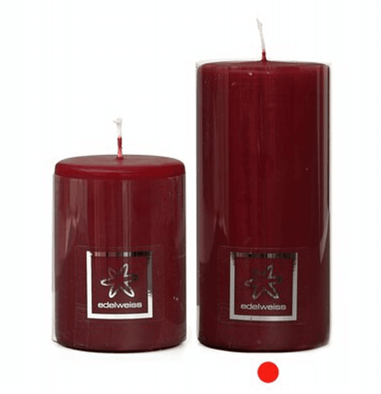 Kubbelys 7x15 cm, wine red