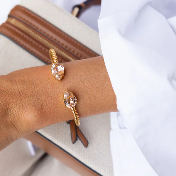 Hovedbilde Mini Drop bracelet gold, silk