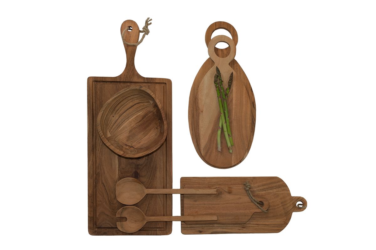 Albert skjærebrett 40x17 cm, akasietre