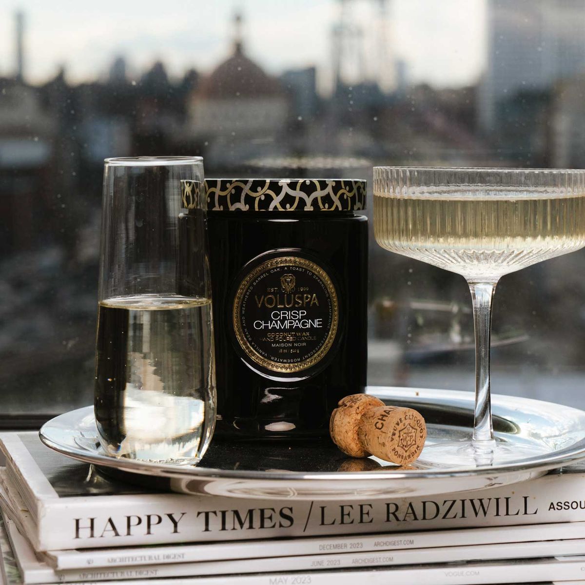 Crisp Champagne duftlys 455g