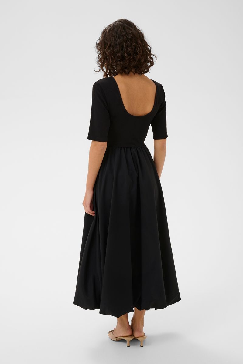 KAkirtsen 1/2 SL dress, black deep