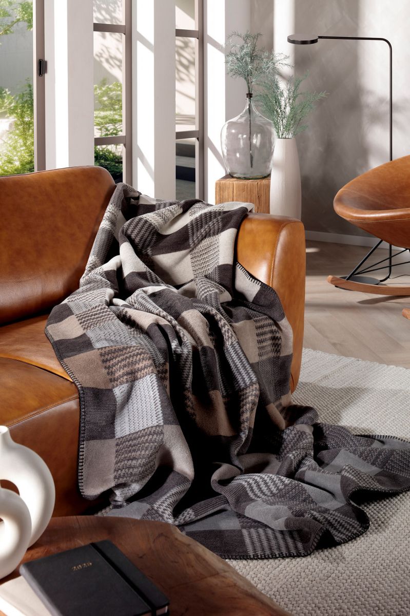 Shadow check pledd 150x200