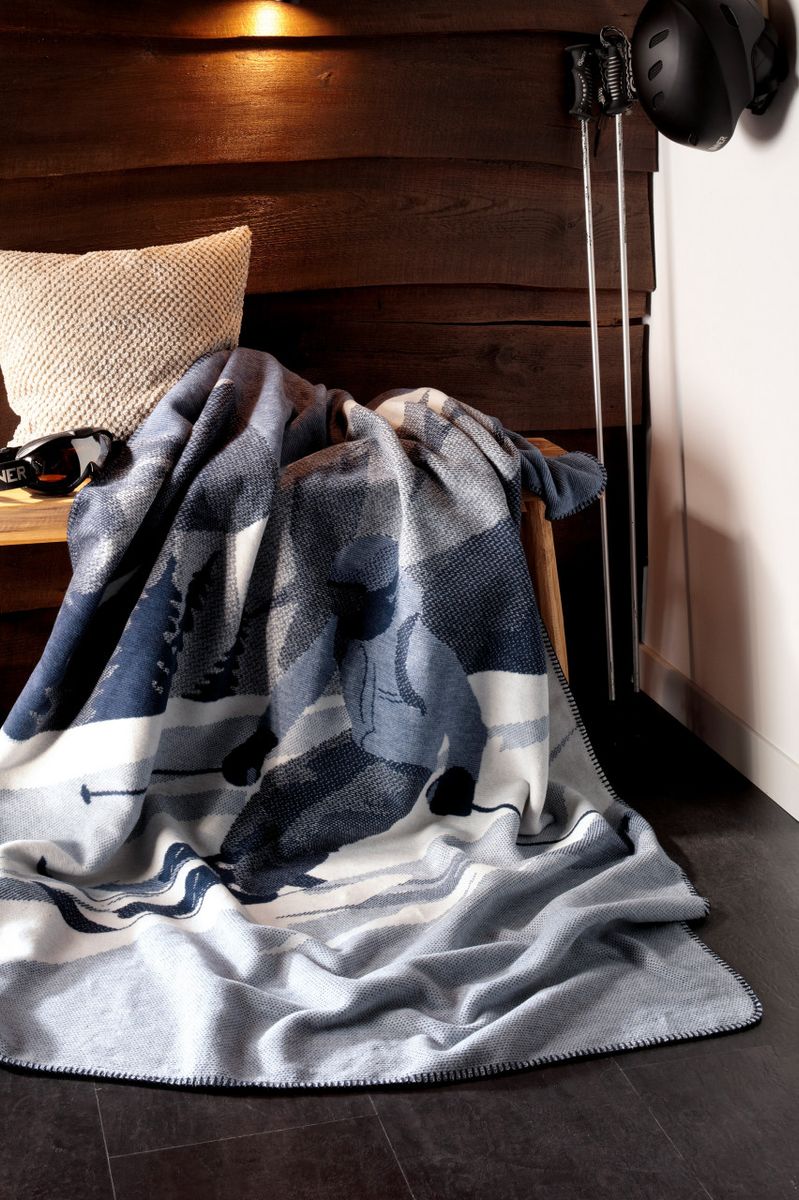 Snow Flow pledd 150x200