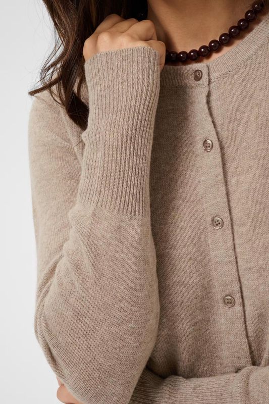KAcashie cardigan, beige melange/nature