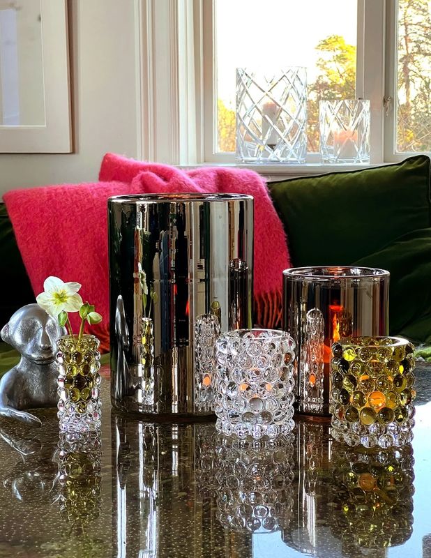 Hurricane lamp boule regular, klar