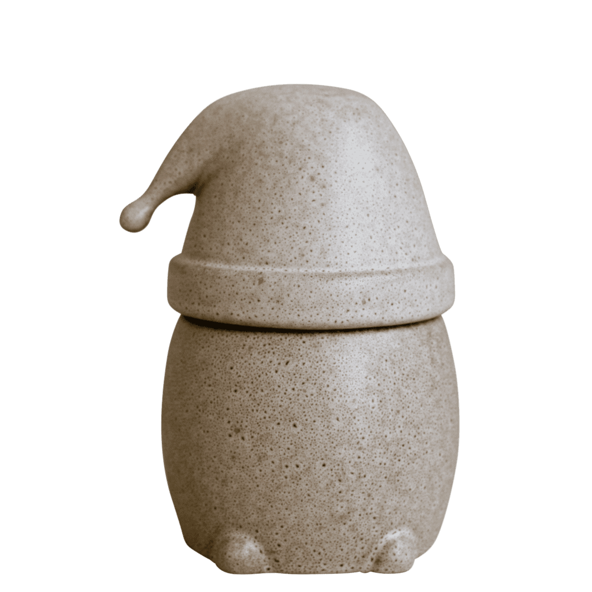 Eating santa large, beige