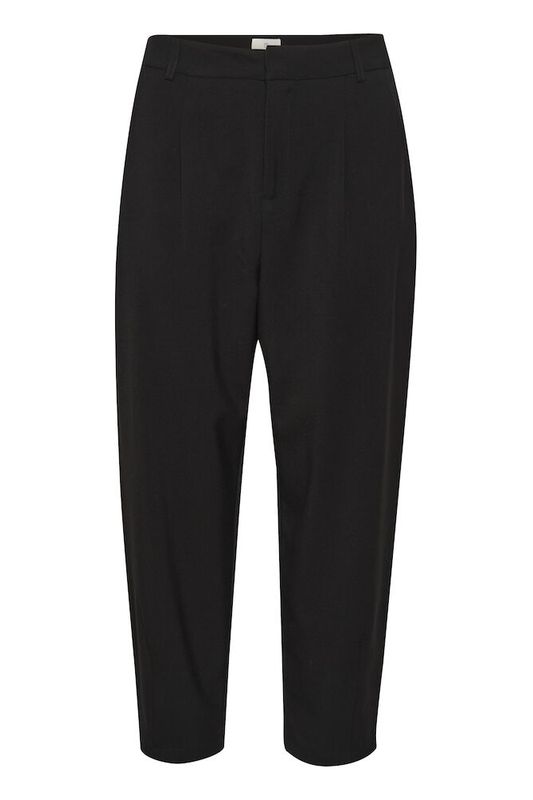KAmerle pants cropped, black deep