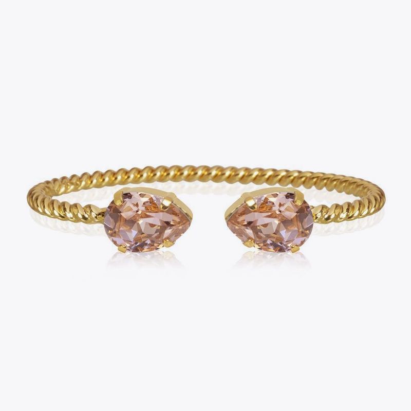 Mini Drop bracelet gold, vintage rose