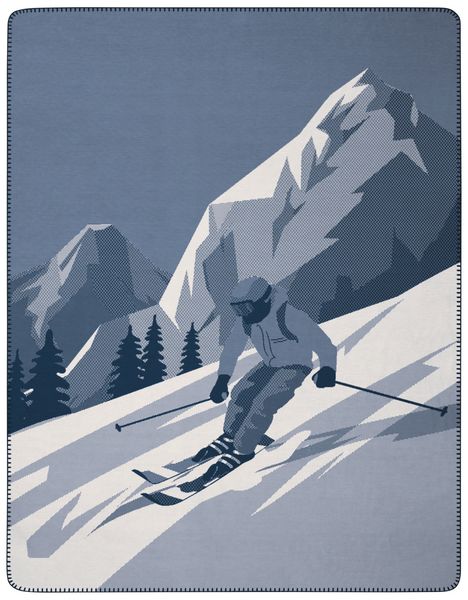 Hovedbilde Snow Flow pledd 150x200