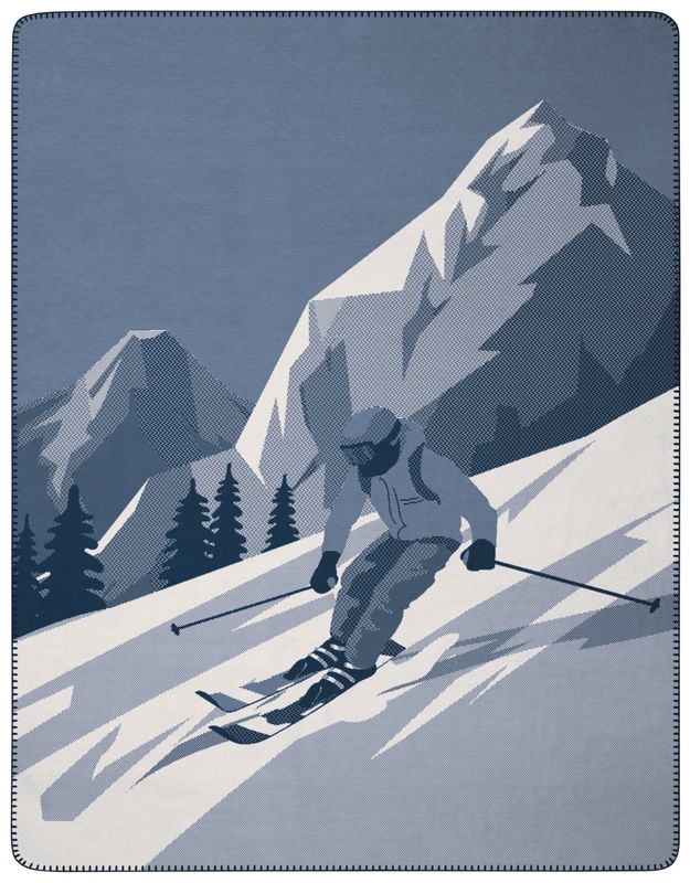 Snow Flow pledd 150x200