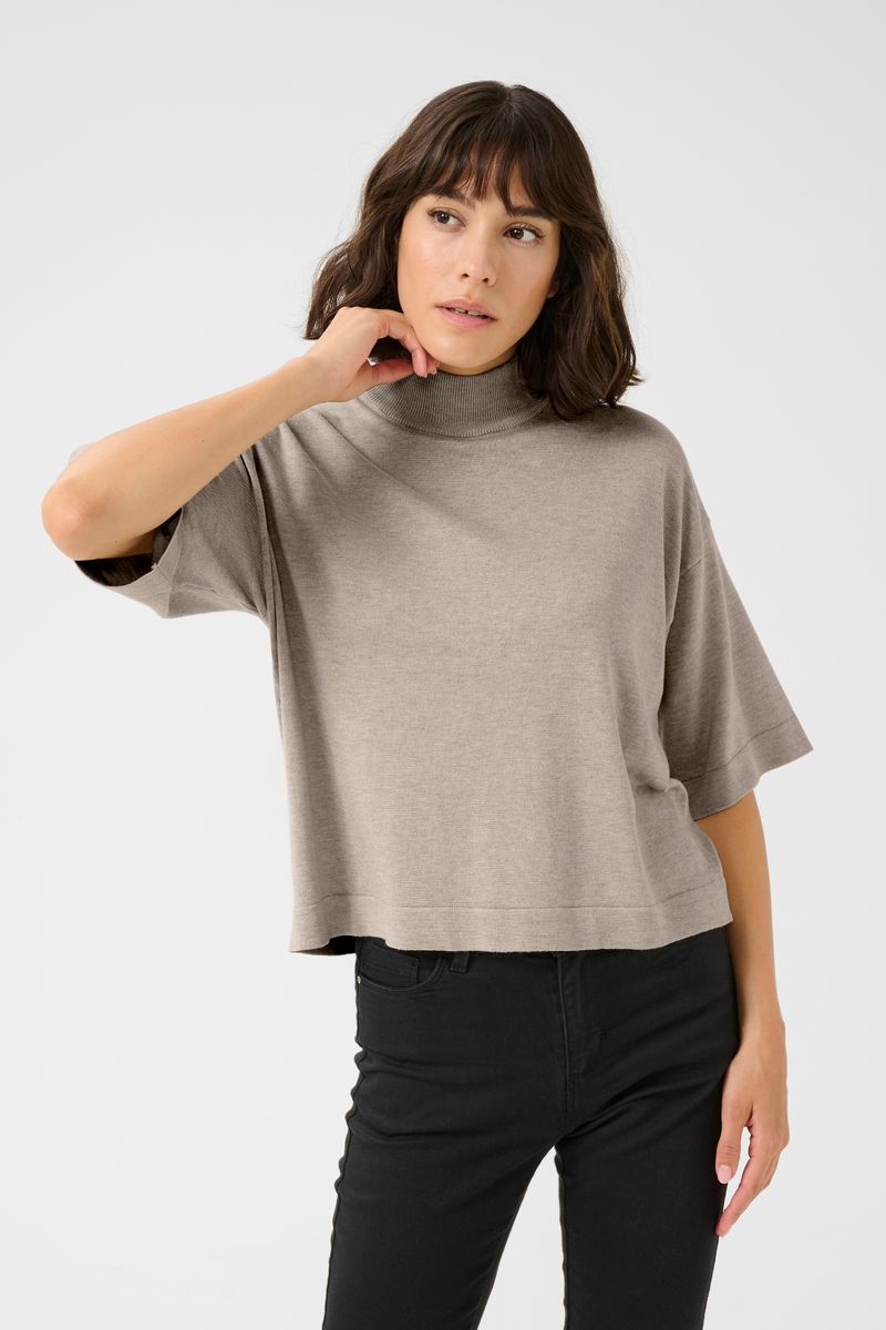 KAlizza turtleneck, feather gray melange