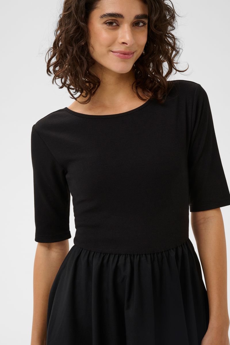 KAkirtsen 1/2 SL dress, black deep