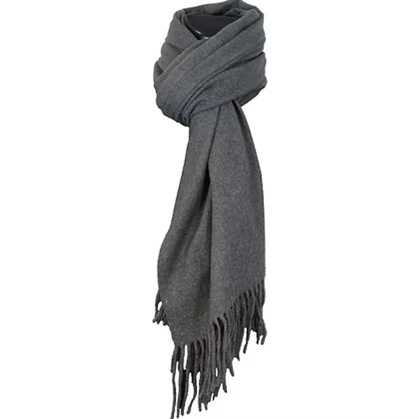 Hovedbilde Skjerf i cashmere, mørk grå